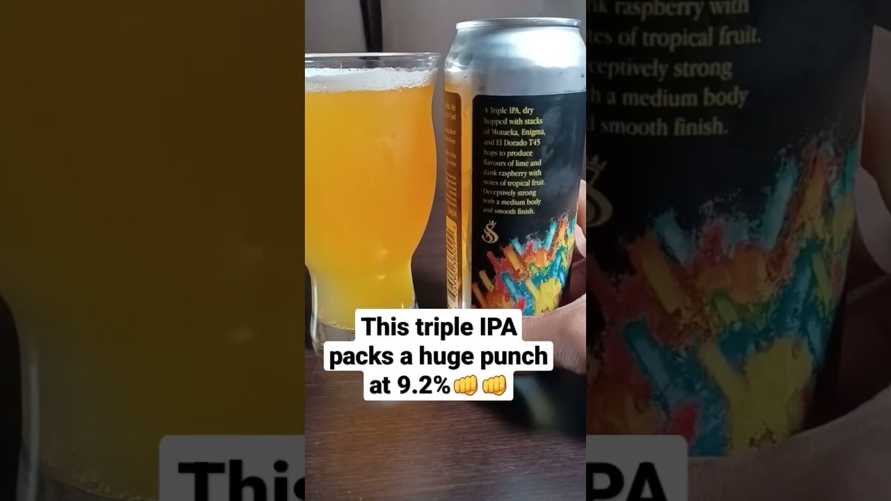 Trying HEAD BANGER, a TRIPLE IPA from Strathcona Beer Company #craftbeer #ipa 🍻
