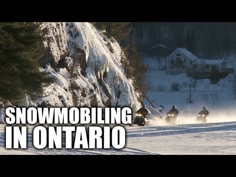 Snowmobiling In Ontario