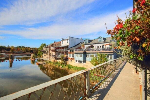 Picturesque Elora Riverside in Autumn